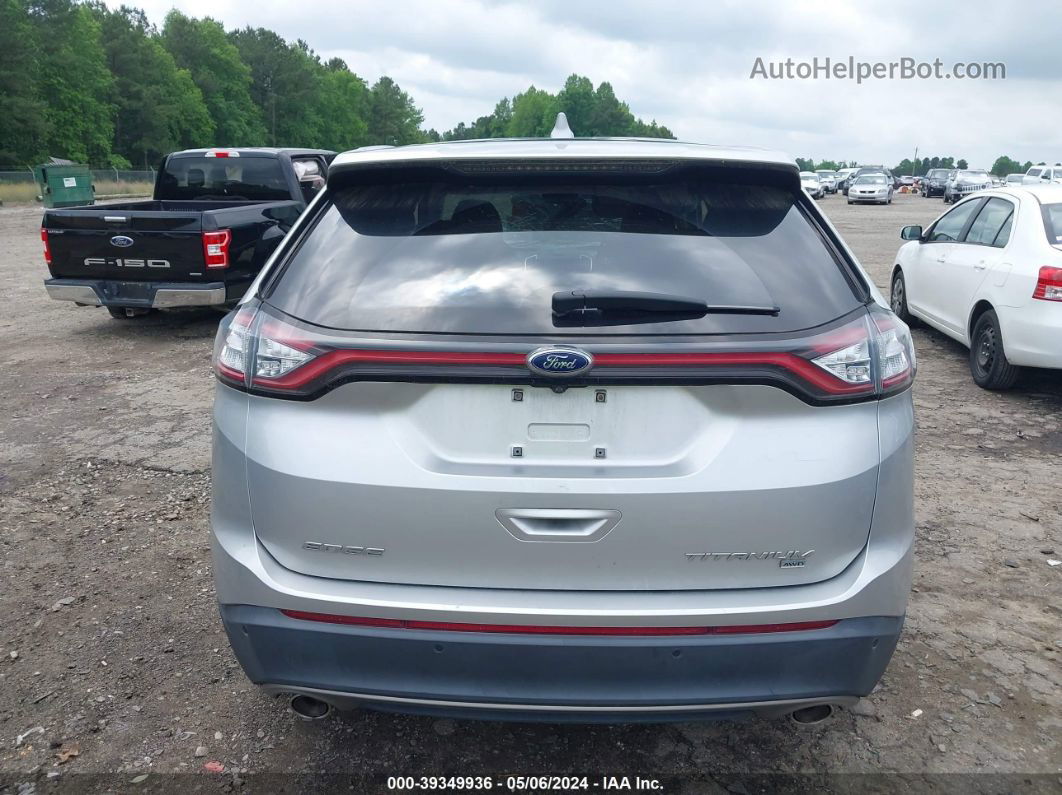 2018 Ford Edge Titanium Серебряный vin: 2FMPK4K85JBC01682