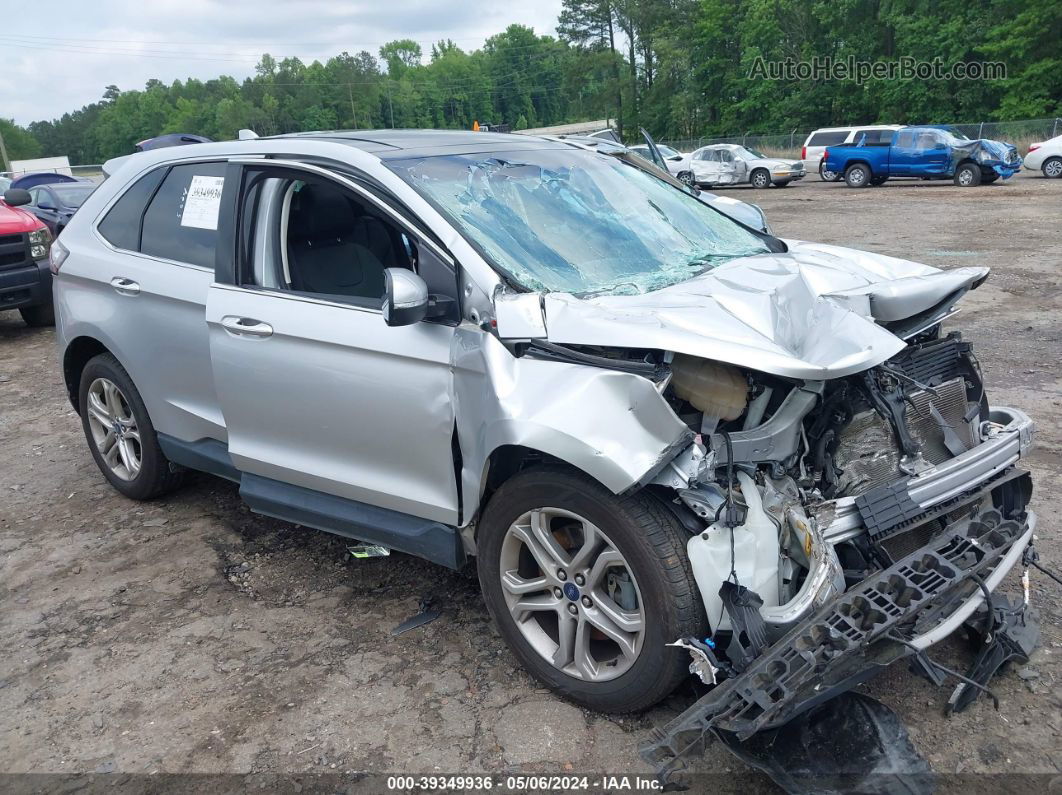 2018 Ford Edge Titanium Silver vin: 2FMPK4K85JBC01682