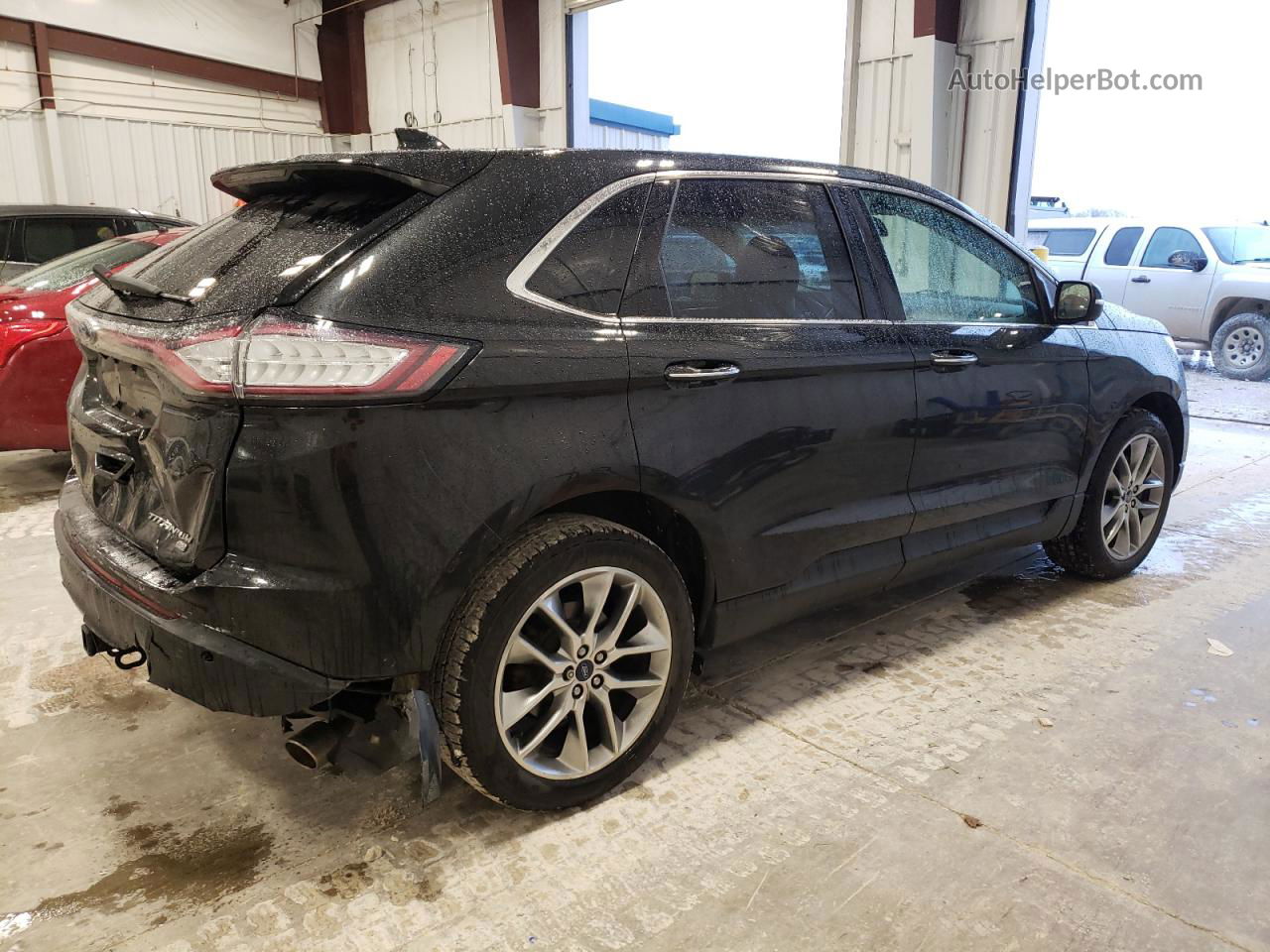 2015 Ford Edge Titanium Black vin: 2FMPK4K86FBB02554