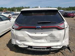 2016 Ford Edge Titanium White vin: 2FMPK4K86GBB41503