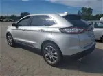 2017 Ford Edge Titanium Silver vin: 2FMPK4K86HBC18128