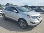 2017 Ford Edge Titanium Silver vin: 2FMPK4K86HBC18128