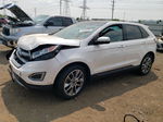 2017 Ford Edge Titanium White vin: 2FMPK4K86HBC30098