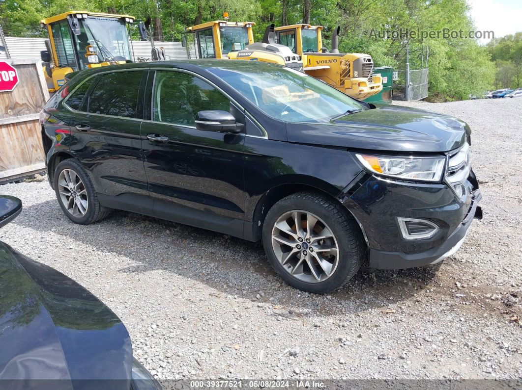 2017 Ford Edge Titanium Black vin: 2FMPK4K86HBC52988