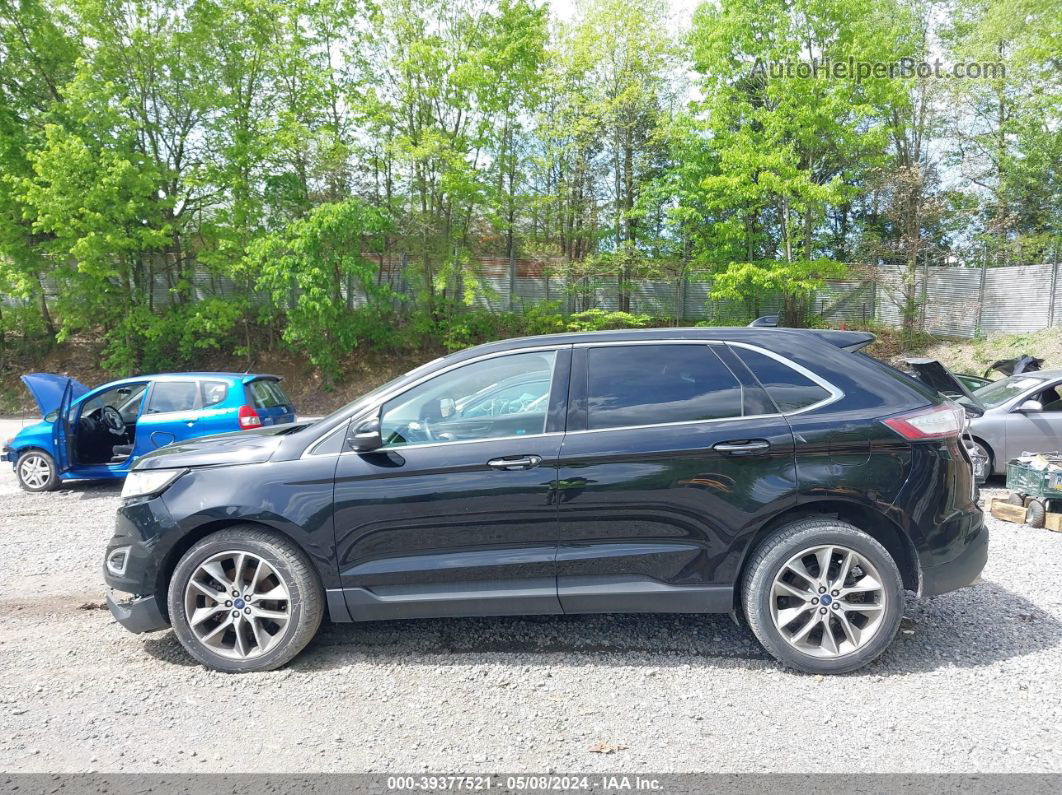 2017 Ford Edge Titanium Black vin: 2FMPK4K86HBC52988