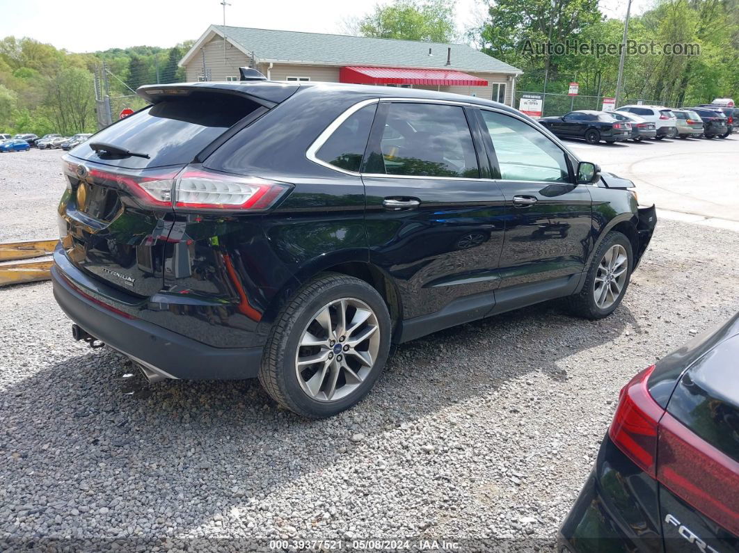 2017 Ford Edge Titanium Black vin: 2FMPK4K86HBC52988