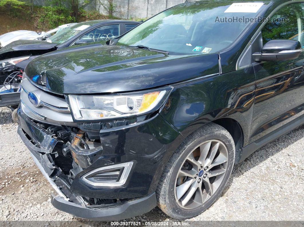 2017 Ford Edge Titanium Black vin: 2FMPK4K86HBC52988