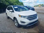 2015 Ford Edge Titanium White vin: 2FMPK4K87FBB94595