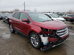 2016 Ford Edge Titanium Red vin: 2FMPK4K87GBC20338