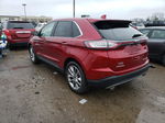 2016 Ford Edge Titanium Red vin: 2FMPK4K87GBC20338