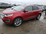 2016 Ford Edge Titanium Red vin: 2FMPK4K87GBC20338