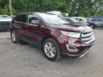 2018 Ford Edge Titanium Burgundy vin: 2FMPK4K87JBC04423