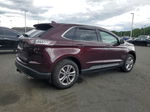 2018 Ford Edge Titanium Burgundy vin: 2FMPK4K87JBC04423