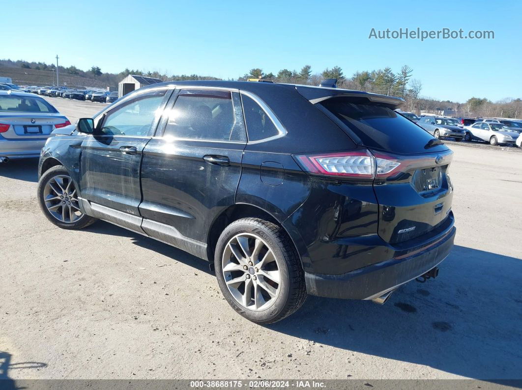 2016 Ford Edge Titanium Black vin: 2FMPK4K88GBB61025