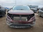 2017 Ford Edge Titanium Maroon vin: 2FMPK4K8XHBB25841