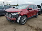 2018 Ford Edge Titanium Red vin: 2FMPK4K8XJBB23724