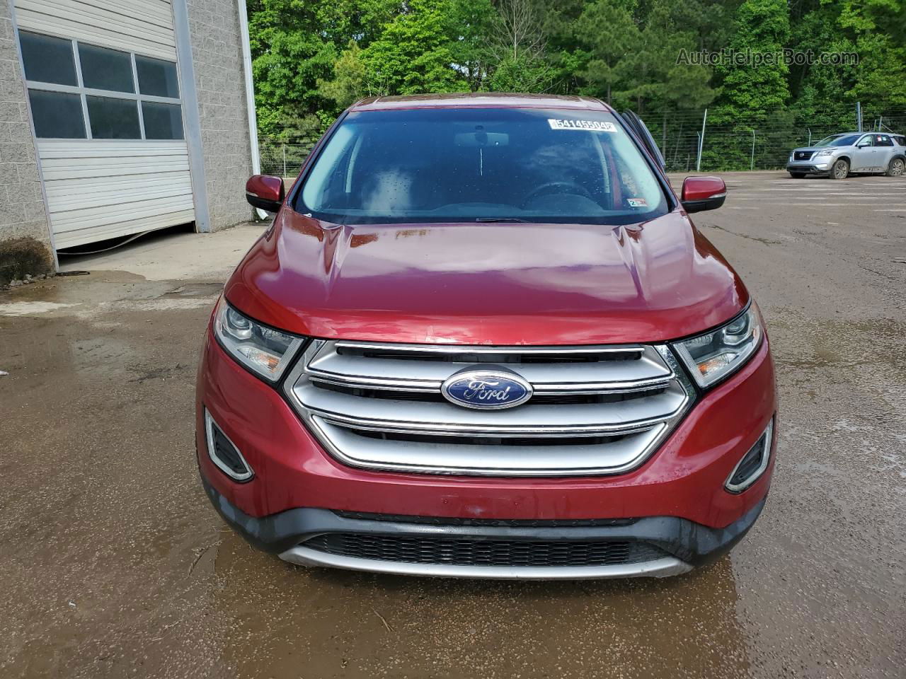 2016 Ford Edge Titanium Burgundy vin: 2FMPK4K90GBB42509