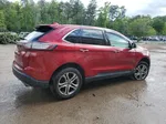 2016 Ford Edge Titanium Бордовый vin: 2FMPK4K90GBB42509