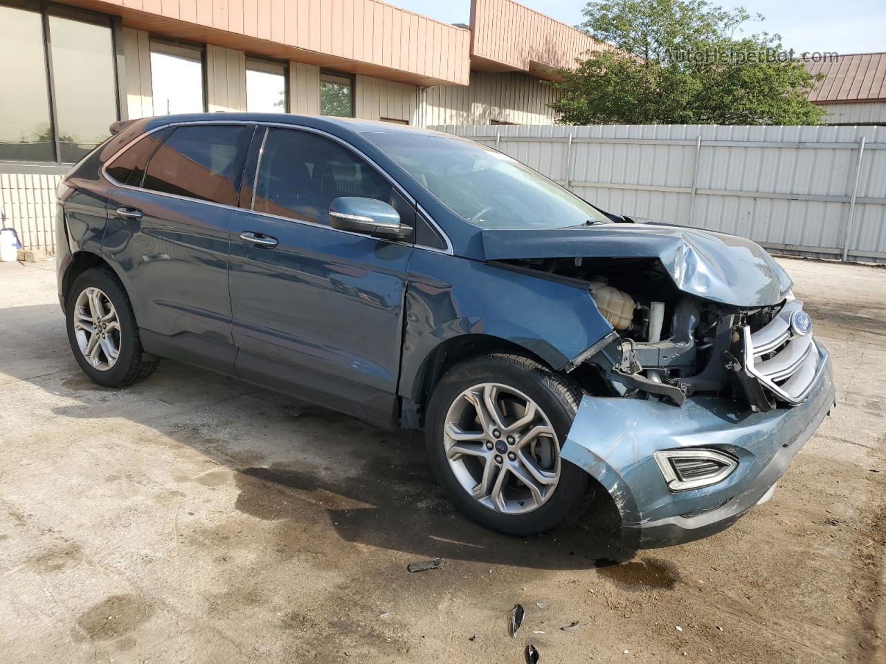 2016 Ford Edge Titanium Blue vin: 2FMPK4K90GBB72030