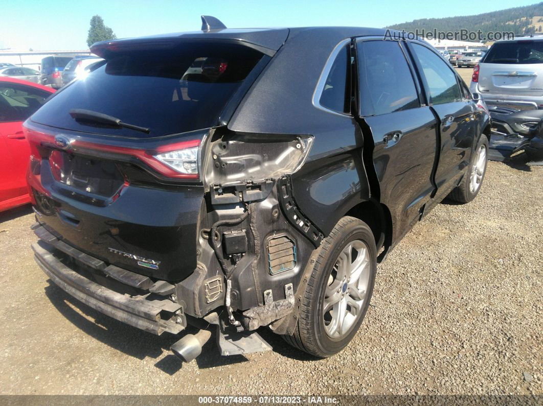 2017 Ford Edge Titanium Gray vin: 2FMPK4K90HBB59361