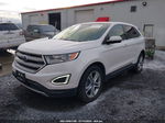 2018 Ford Edge Titanium White vin: 2FMPK4K90JBB82323