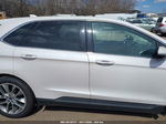 2015 Ford Edge Titanium White vin: 2FMPK4K91FBB95380