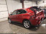 2016 Ford Edge Titanium Red vin: 2FMPK4K91GBB57424