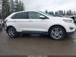 2016 Ford Edge Titanium White vin: 2FMPK4K91GBC31232