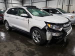 2017 Ford Edge Titanium White vin: 2FMPK4K91HBB98069