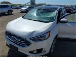 2019 Ford Edge Titanium White vin: 2FMPK4K91KBB21080