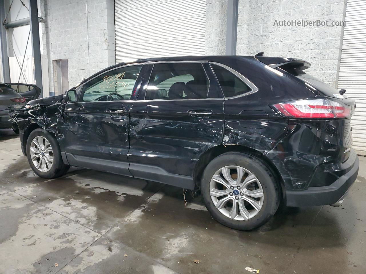 2019 Ford Edge Titanium Black vin: 2FMPK4K91KBC03049