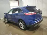 2020 Ford Edge Titanium Синий vin: 2FMPK4K91LBA02723