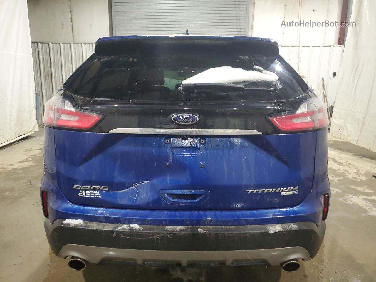 2020 Ford Edge Titanium Blue vin: 2FMPK4K91LBA02723