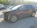 2020 Ford Edge Titanium Burgundy vin: 2FMPK4K91LBA17769