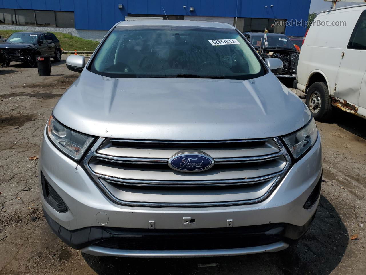 2016 Ford Edge Titanium Silver vin: 2FMPK4K92GBB05574