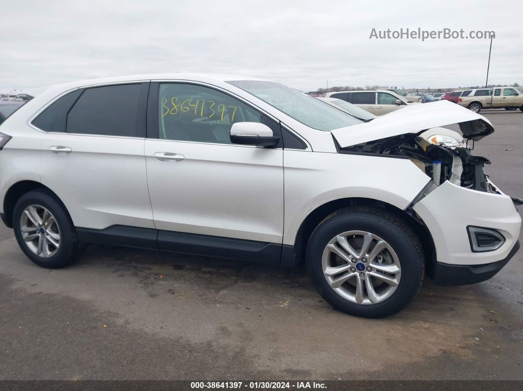 2016 Ford Edge Titanium White vin: 2FMPK4K92GBB58730