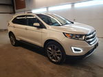 2017 Ford Edge Titanium White vin: 2FMPK4K92HBB33411