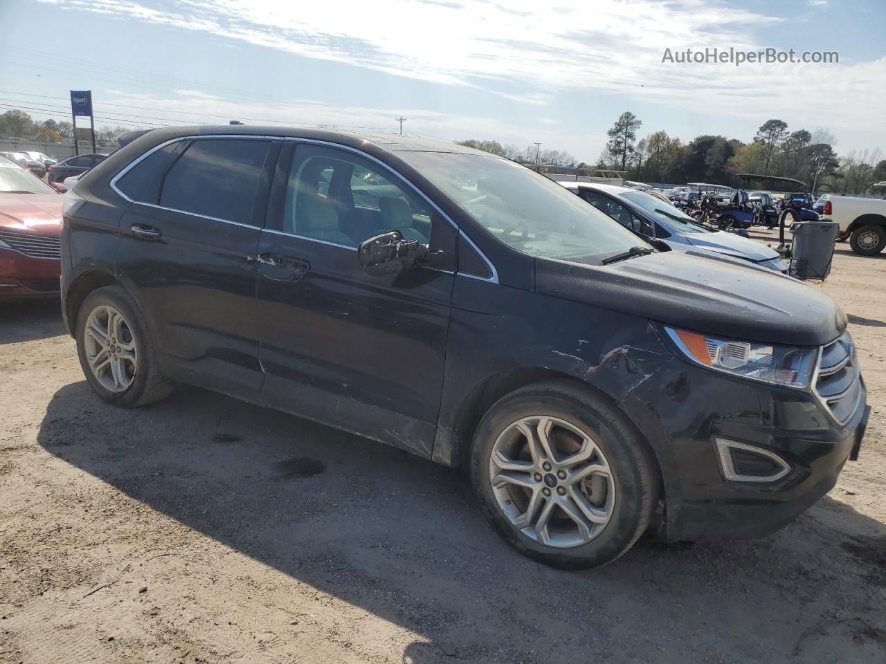 2018 Ford Edge Titanium Charcoal vin: 2FMPK4K92JBB89550