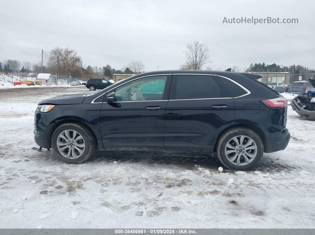 2019 Ford Edge Titanium Черный vin: 2FMPK4K92KBB94345