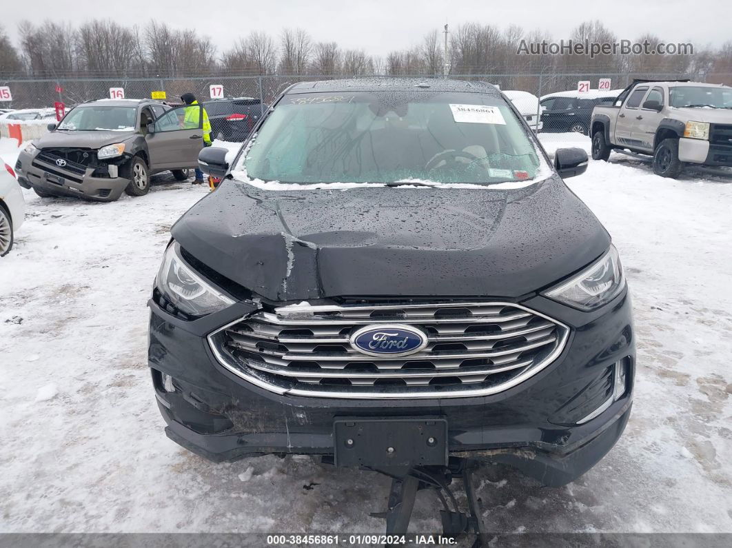 2019 Ford Edge Titanium Черный vin: 2FMPK4K92KBB94345