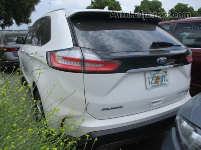 2020 Ford Edge Titanium White vin: 2FMPK4K92LBA41563