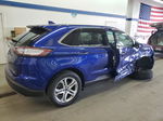 2015 Ford Edge Titanium Синий vin: 2FMPK4K93FBC07917