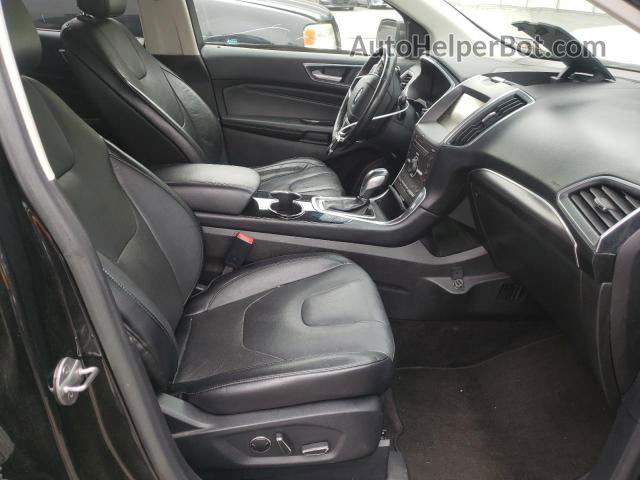 2015 Ford Edge Titanium Черный vin: 2FMPK4K93FBC14740