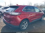 2016 Ford Edge Titanium Maroon vin: 2FMPK4K93GBB22996