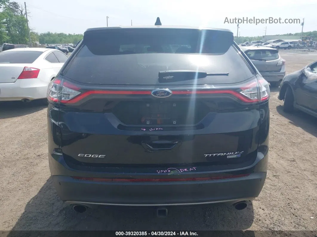 2016 Ford Edge Titanium Black vin: 2FMPK4K93GBB59918