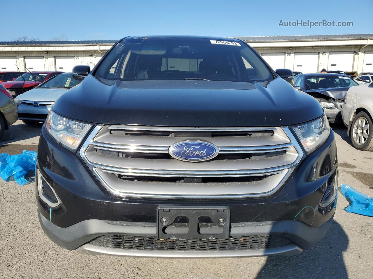 2016 Ford Edge Titanium Black vin: 2FMPK4K93GBB67226