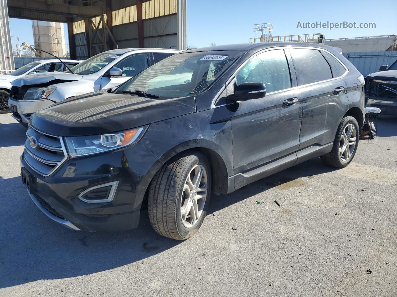 2017 Ford Edge Titanium Black vin: 2FMPK4K93HBC03806