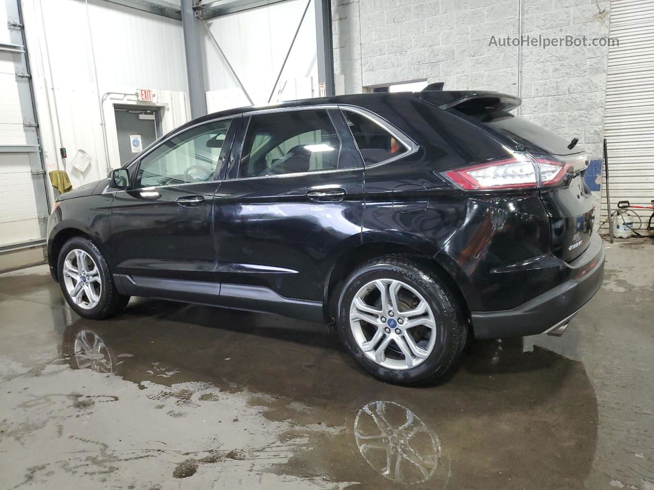 2018 Ford Edge Titanium Черный vin: 2FMPK4K93JBB20706