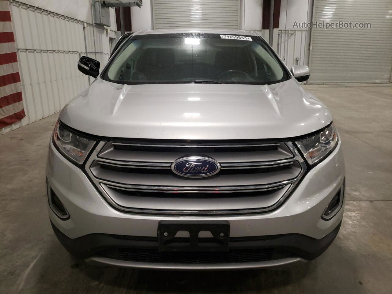 2018 Ford Edge Titanium Silver vin: 2FMPK4K93JBB44763