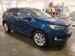 2020 Ford Edge Titanium Синий vin: 2FMPK4K93LBA37232